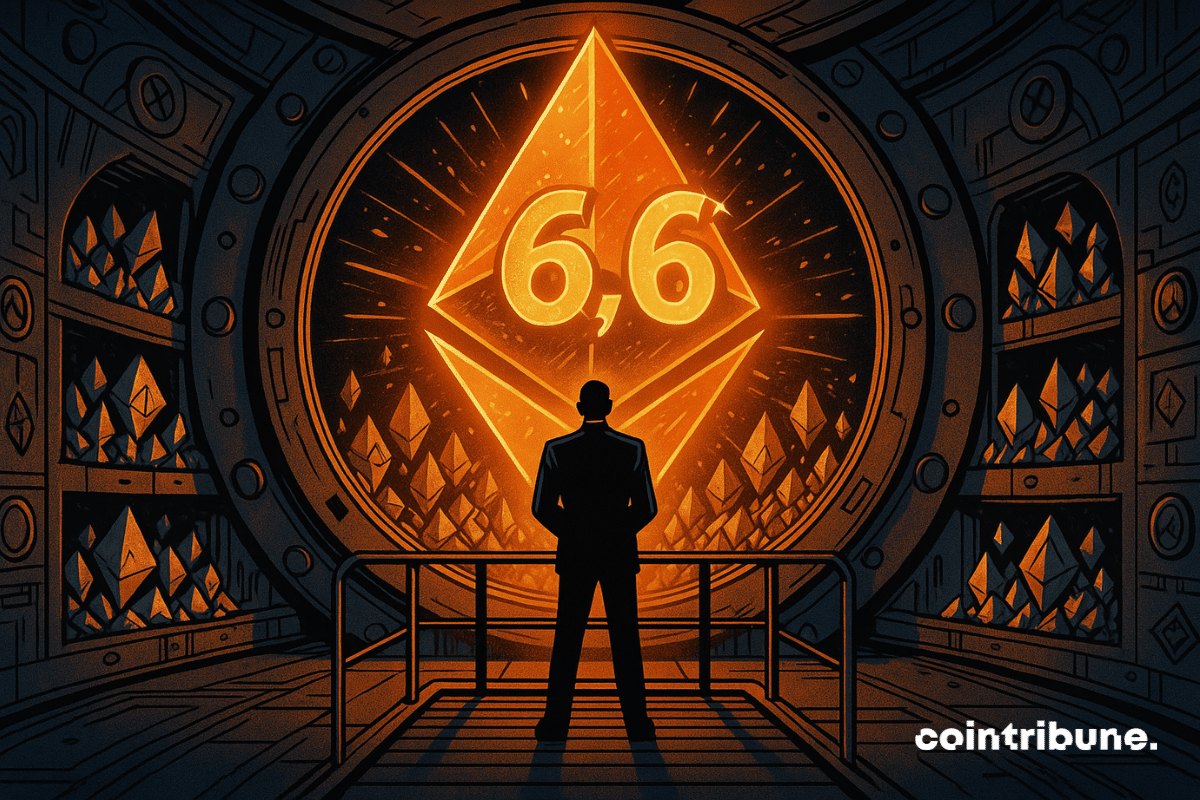 Le coffre-fort rempli de crypto Ethereum appartenant à BitMine.