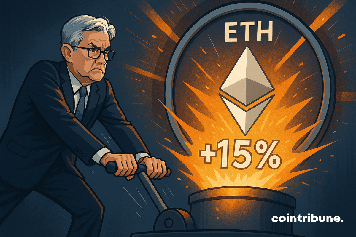 Jerome Powell actionne le levier et la crypto Ethereum explose.