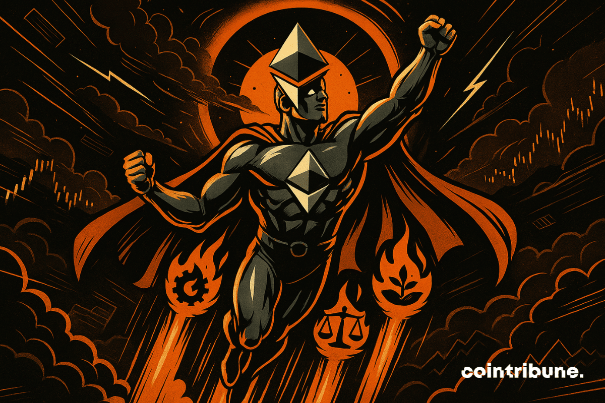 L'envol de la crypto Ethereum.