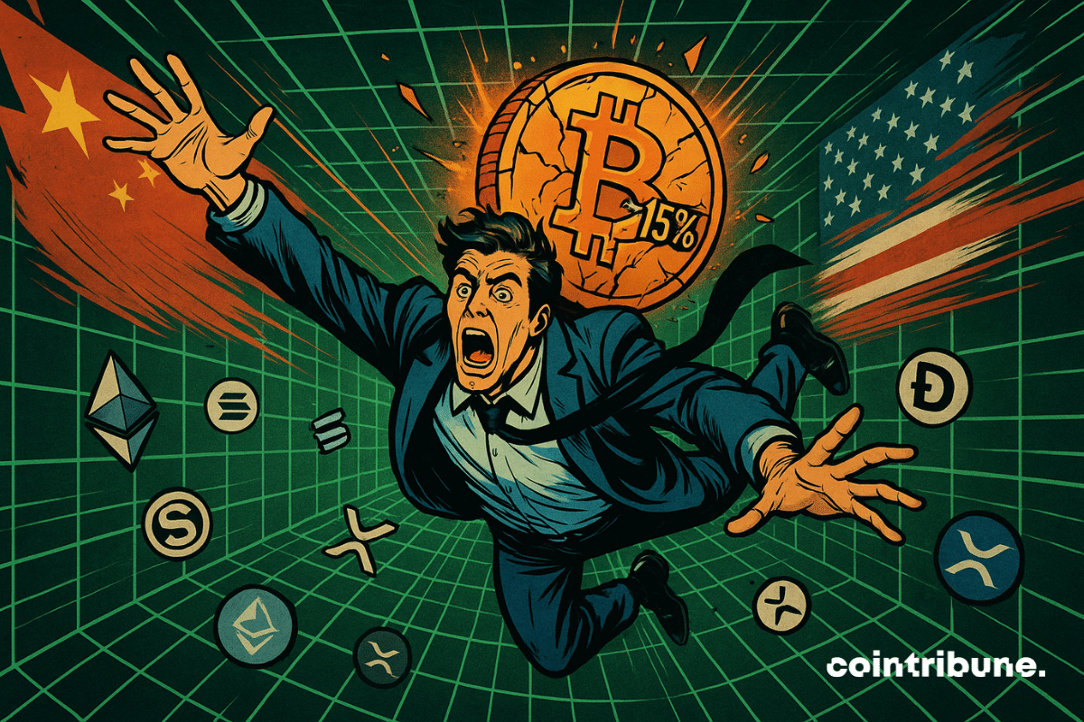 Free fall of a crypto investor following the correction of market companies.