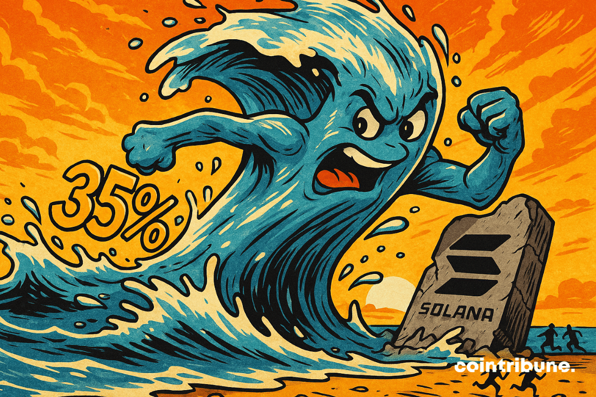 Hyperliquid smashes Solana stone with “35%” symbol.