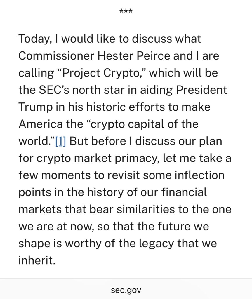 Le lancement du « Project Crypto » valide la ligne défendue depuis plusieurs années par Coinbase et Bitget : la nécessité d’un cadre légal clair, stable et adapté à la réalité des technologies blockchain. Coinbase, souvent en conflit ouvert avec la SEC sous Gary Gensler, est certainement très favorable au changement d’approche impulsé par Paul Atkins.