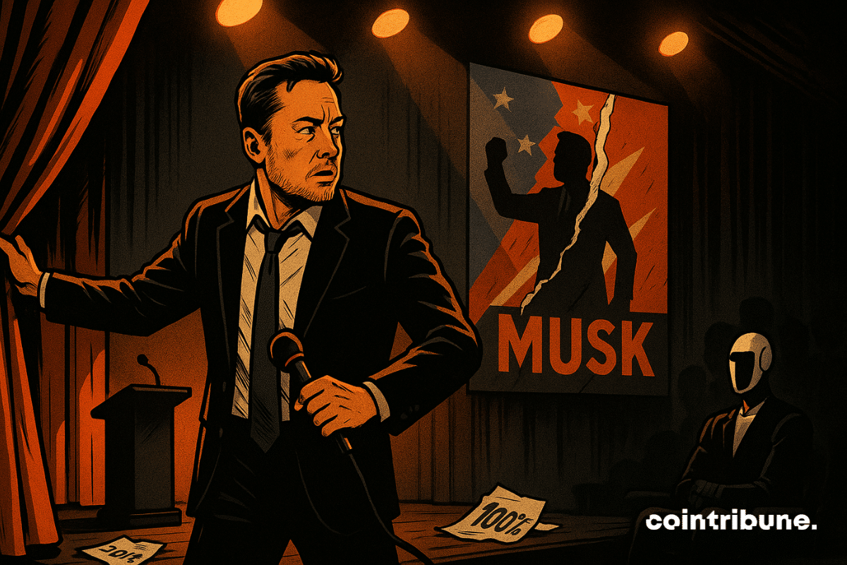 Musk quitte la scène du théâtre politique.