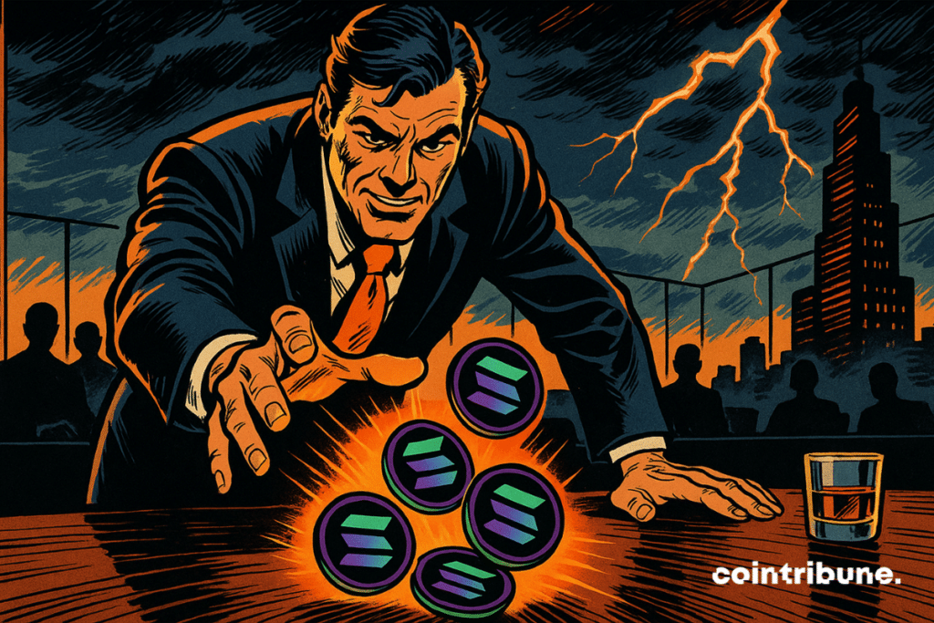 An institutional investor bets all their Solana cryptocurrencies.
