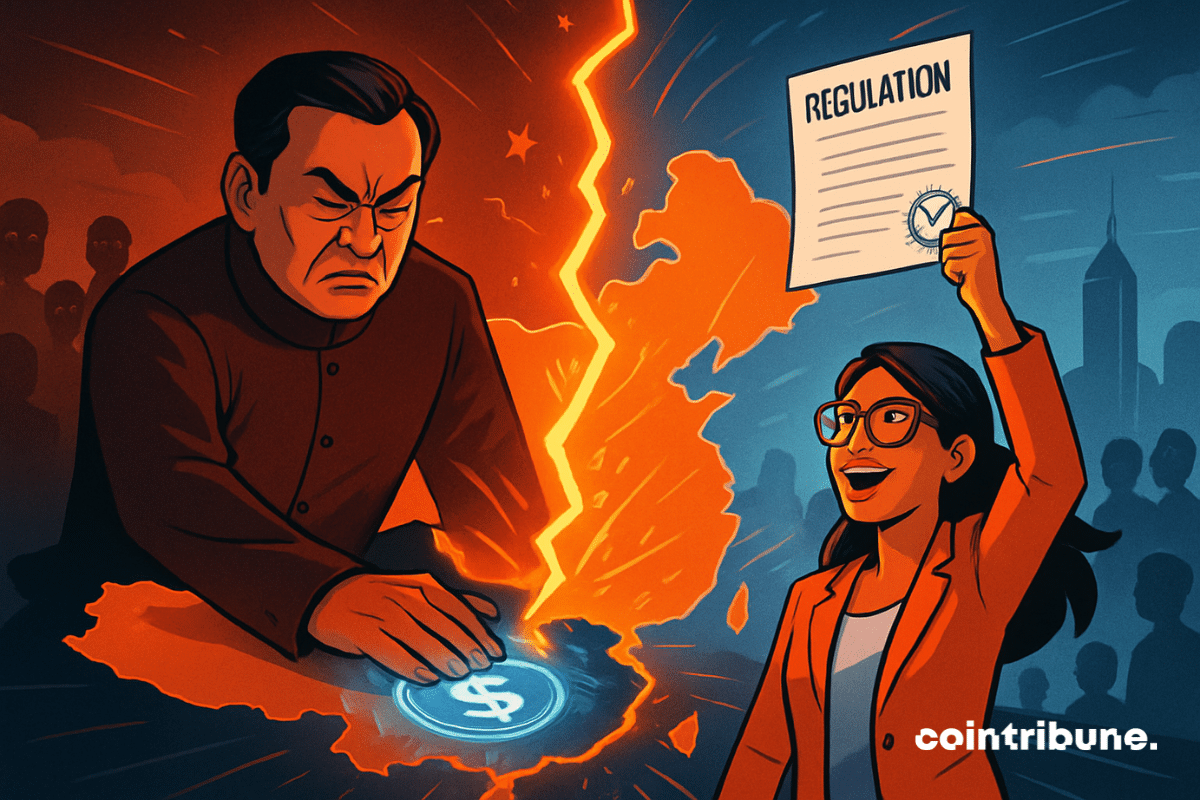 Une fracture éclatante divise la Chine alors que Pékin écrase la crypto et que Hong Kong défend fièrement la réglementation.