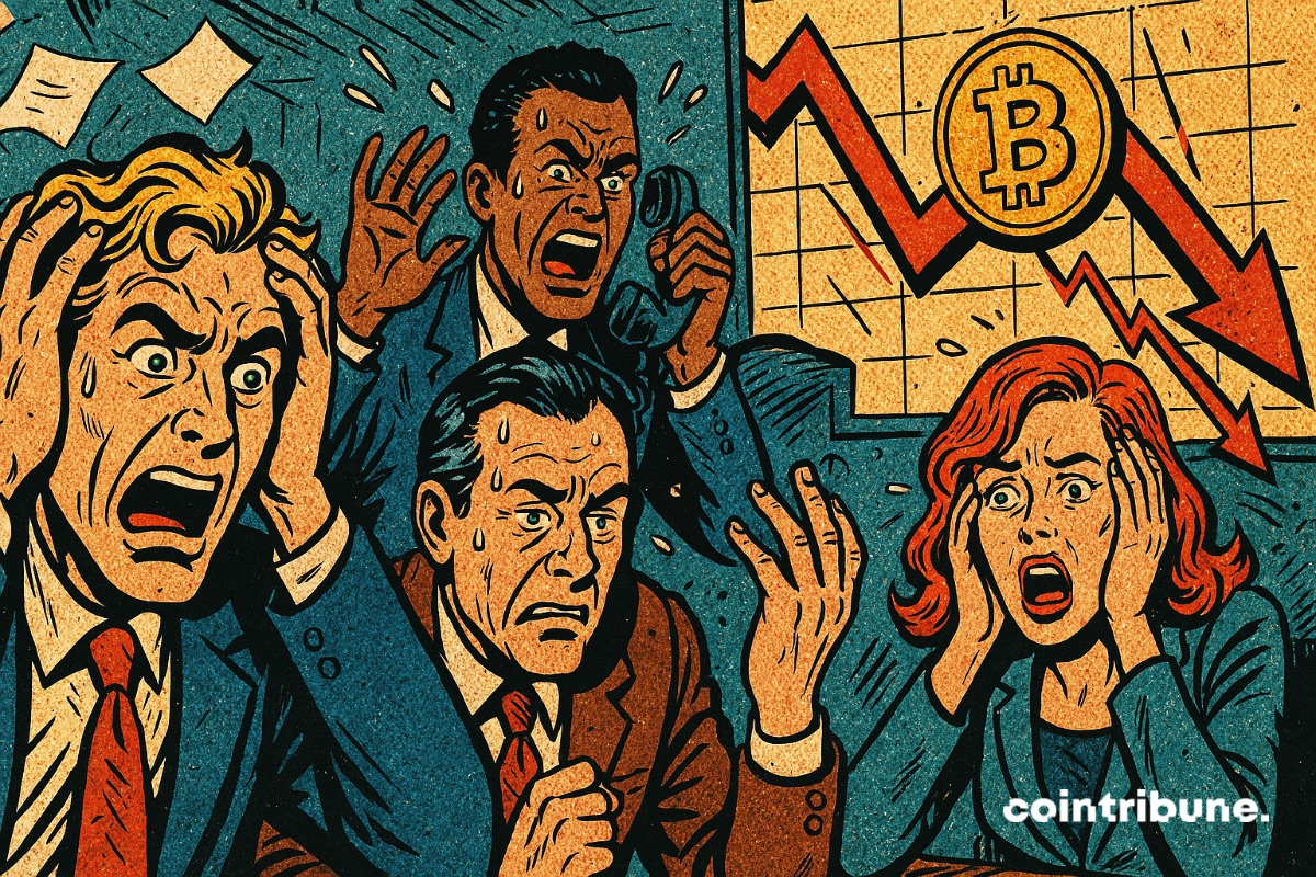 Des investisseurs bitcoin sous le choc après la chute du BTC.
