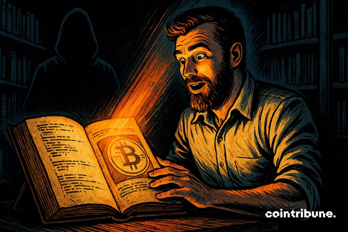 Jack Dorsey con un libro sobre bitcoin que revela el verdadero uso del BTC.