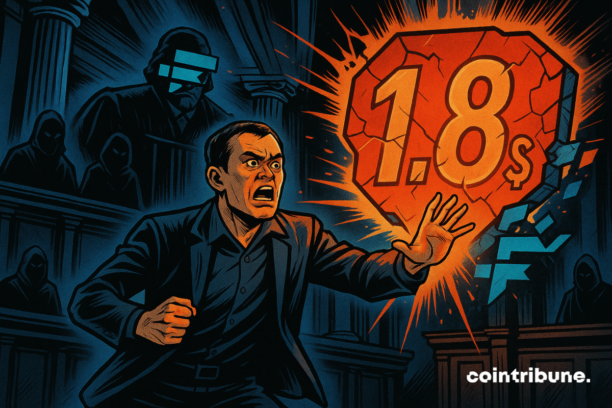 CZ repousse un hologramme "1.8 $" rouge explosif dans un tribunal crypto