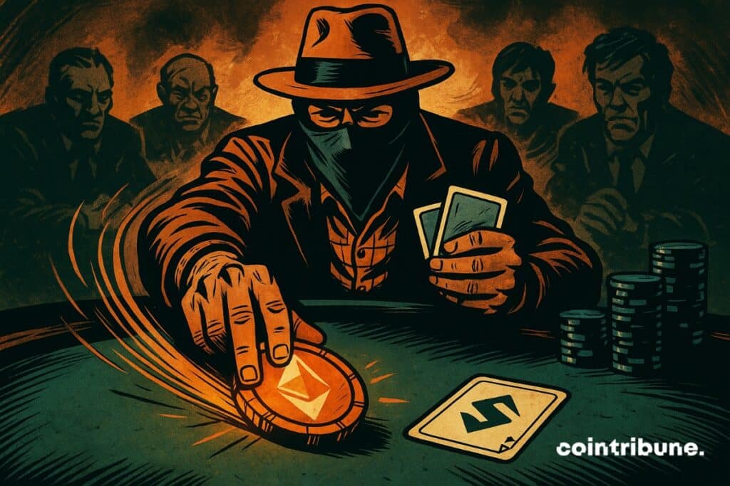 Un responsable de SharpLink qui mise une grosse pièce de la crypto ethereum.