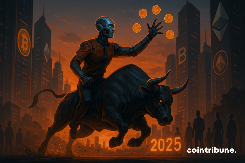 Cryptos IA 2025 : 5 projets prometteurs pour le bull run