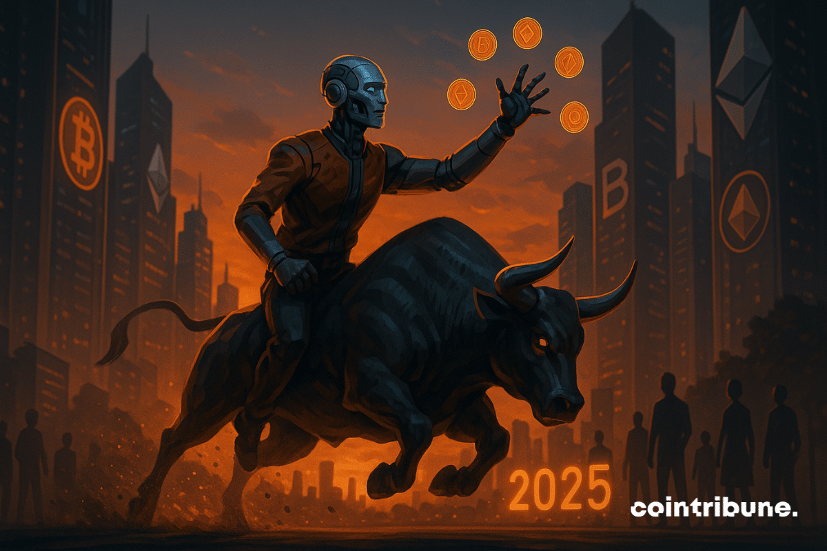 Cryptos IA 2025 : 5 projets prometteurs pour le bull run