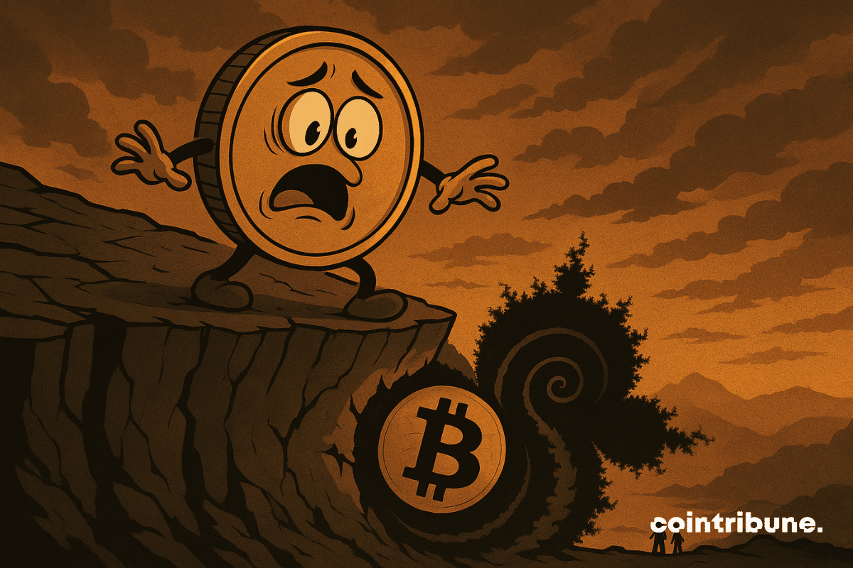El Bitcoin al borde de un precipicio.