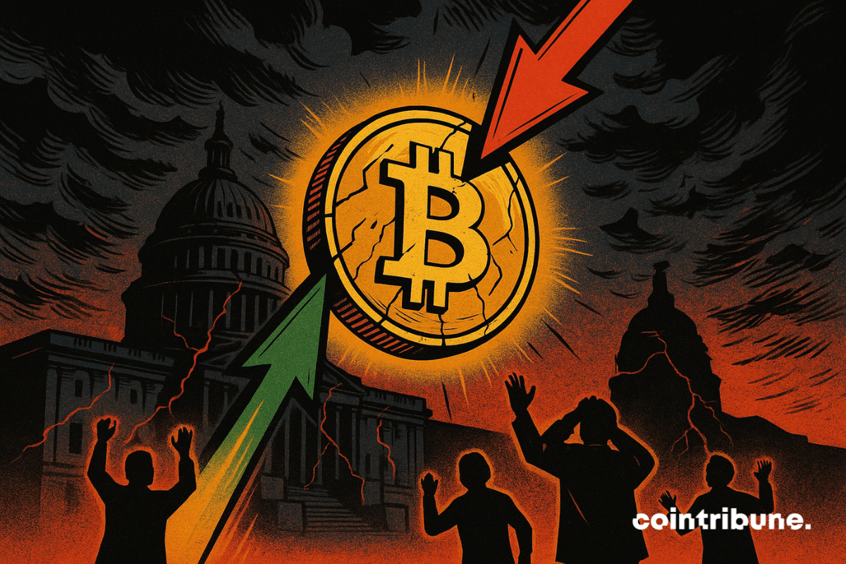 Hausse ou chute ? Le shutdown plonge le BTC dans l’incertitude