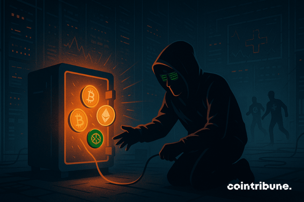 El hacker está justo al lado de la bóveda cripto del exchange SwissBorg.