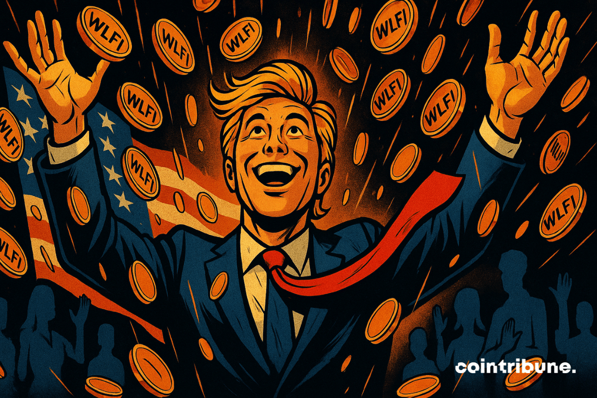 The tycoon and the WLFI crypto rain.