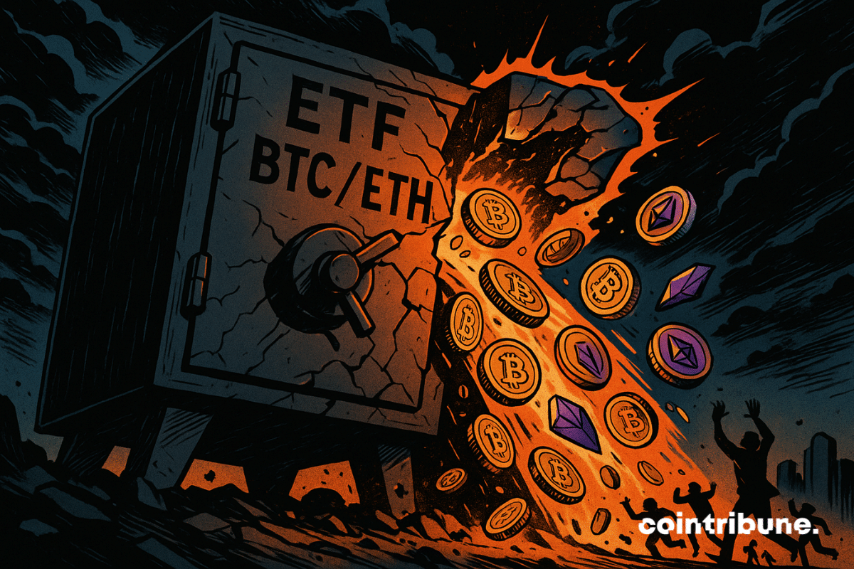 ETF de Bitcoin y Ethereum pierden 1.700 millones en días
