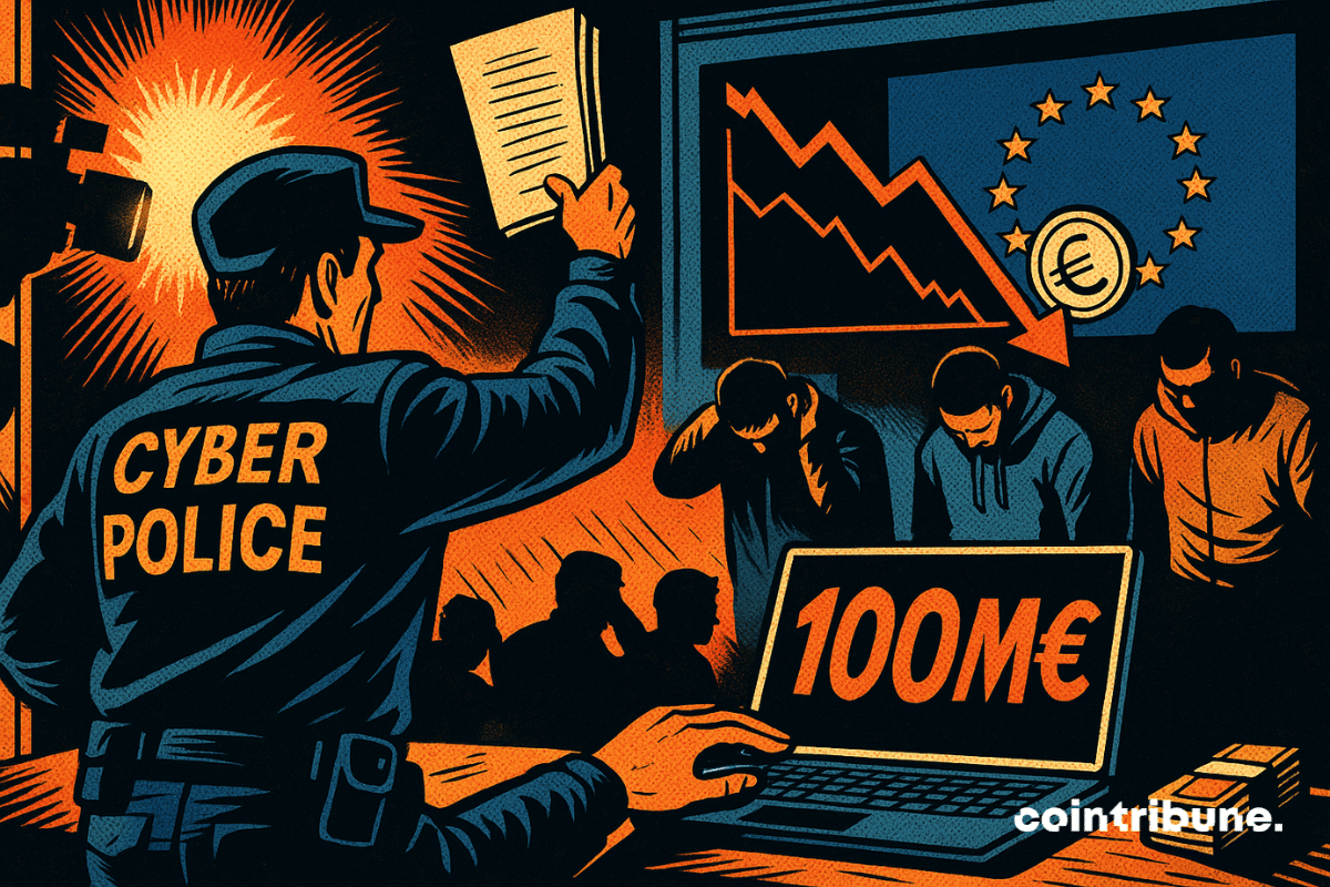 100 victims and €100M stolen: A large European crypto fraud network dismantled