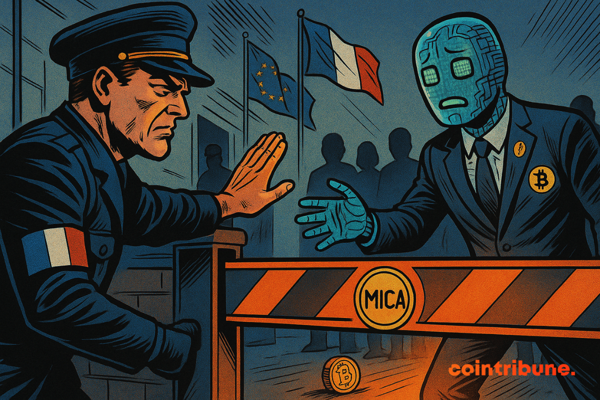 Un robot crypto bloqué par un douanier français intransigeant