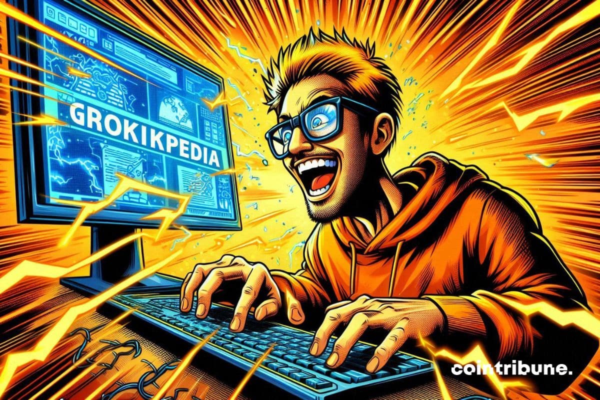 Um geek que usa intensamente a enciclopédia de IA de Elon Musk, Grokipedia