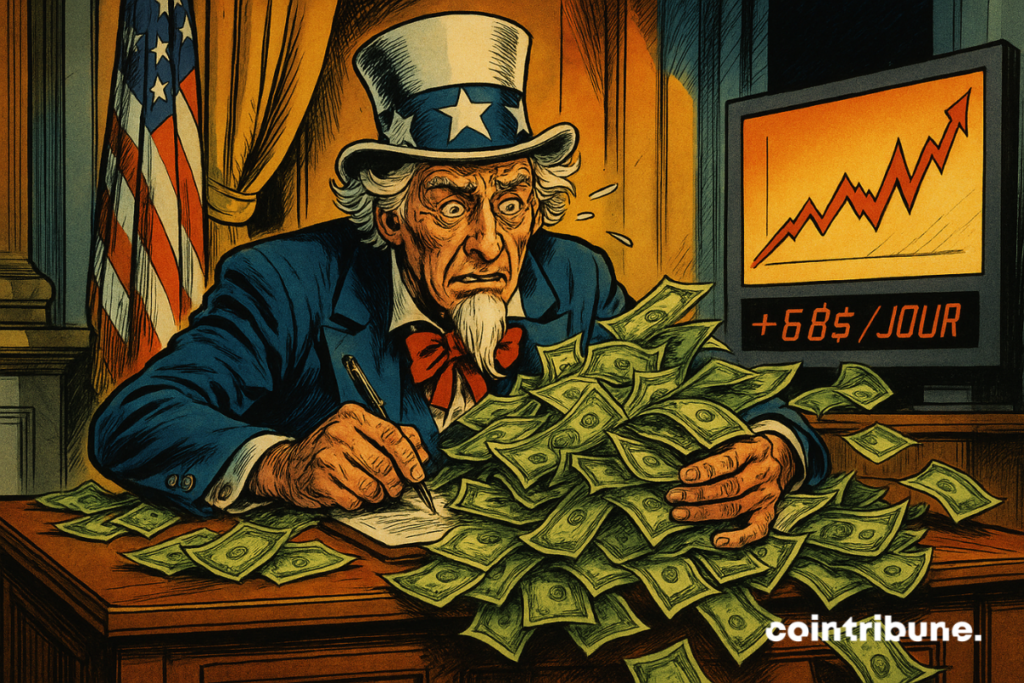 La deuda de Estados Unidos aumenta en 6000 millones de dólares al día