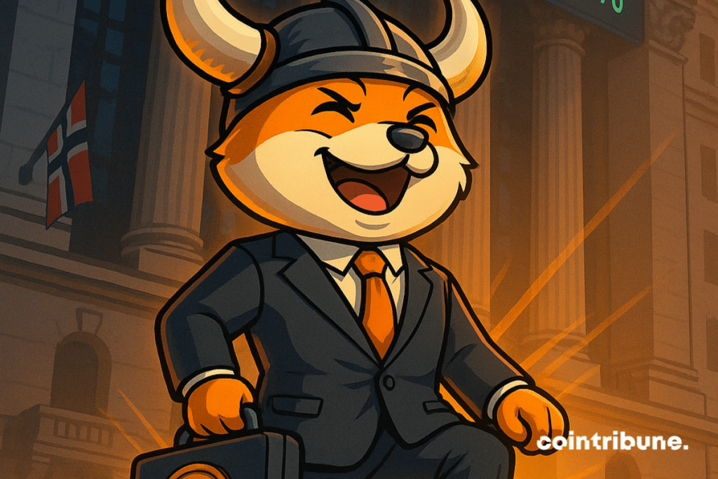 Floki in a suit conquers Wall Street with his crypto ETP.