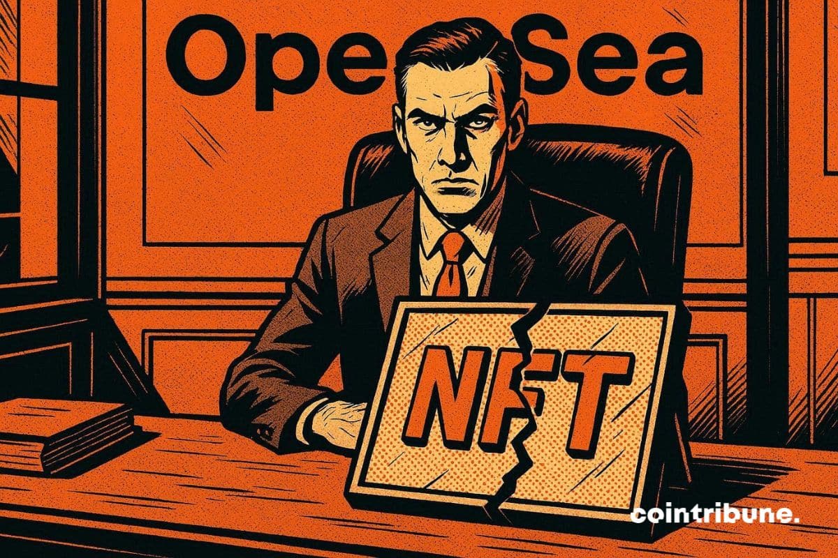 O CEO da OpenSea senta-se em seu escritório e fala sobre o futuro dos NFTs em sua plataforma.