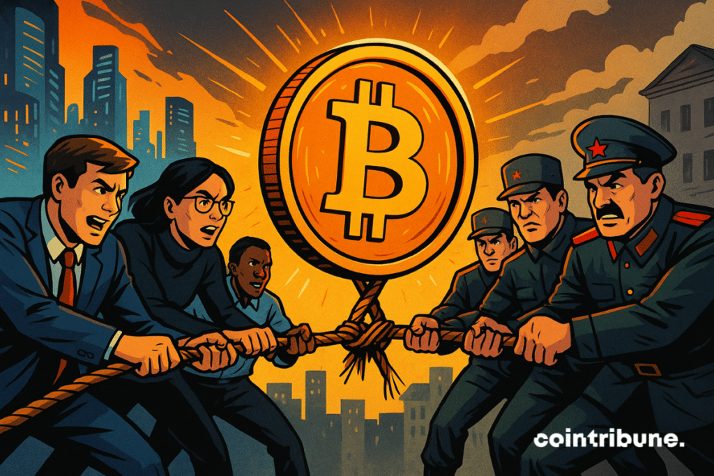 Russian officials and crypto users in a tug-of-war over a giant Bitcoin coin.