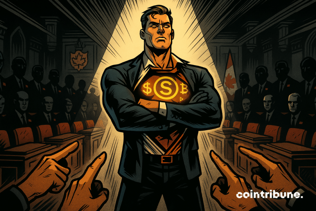 Le superhéros du stablecoin se tient fièrement sous les projecteurs, jugé par des fonctionnaires du Parlement canadien.