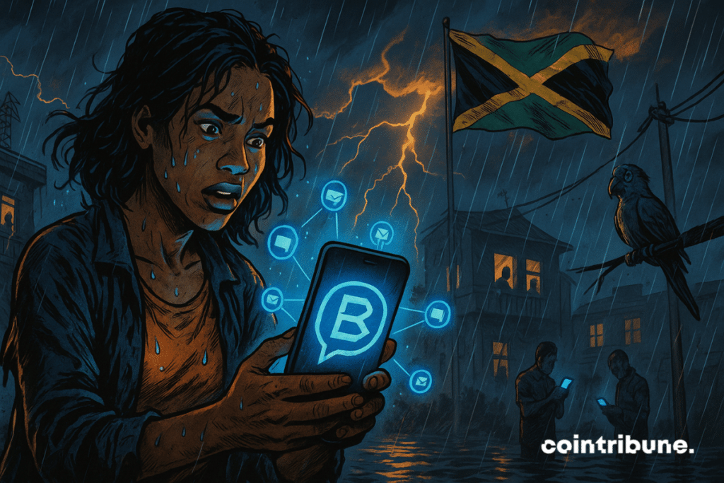 Une femme jamaïcaine connectée malgré l’ouragan grâce à BitChat