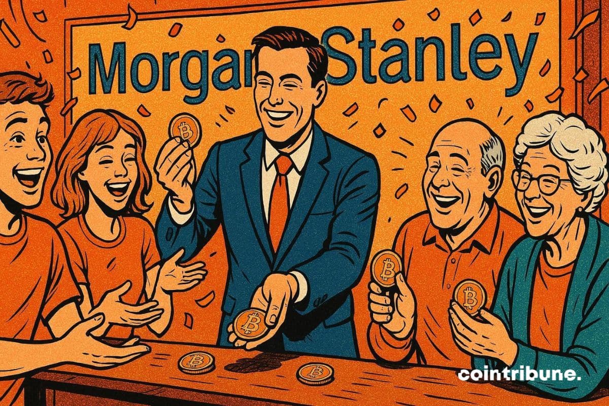 A Morgan Stanley banker who offers bitcoin to all his clients.