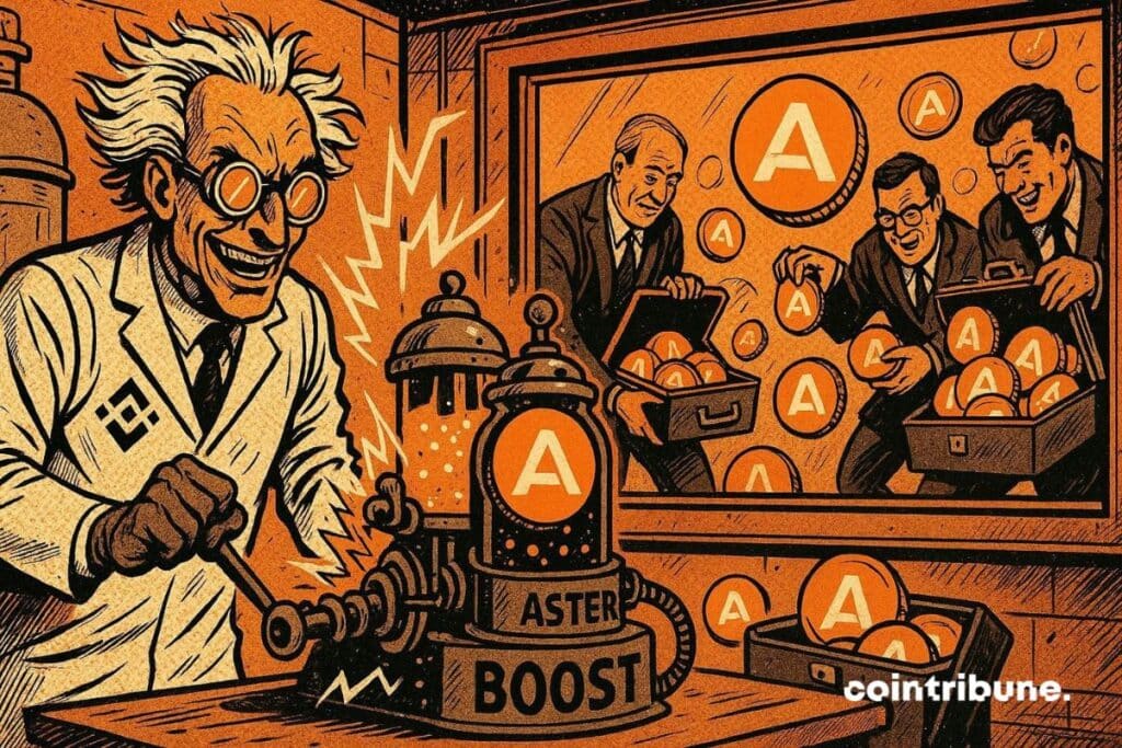 A mad scientist at Binance is boosting the ASTER token while whales are quietly accumulating the crypto token.