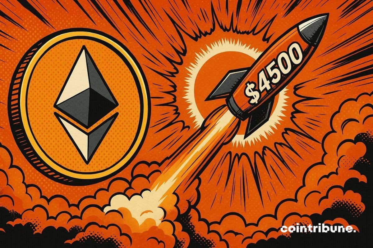 Ethereum qui se redresse après un effondrement de 20 % dans l’écosystème crypto, sa fusée explose et vise les 4500 dollars.