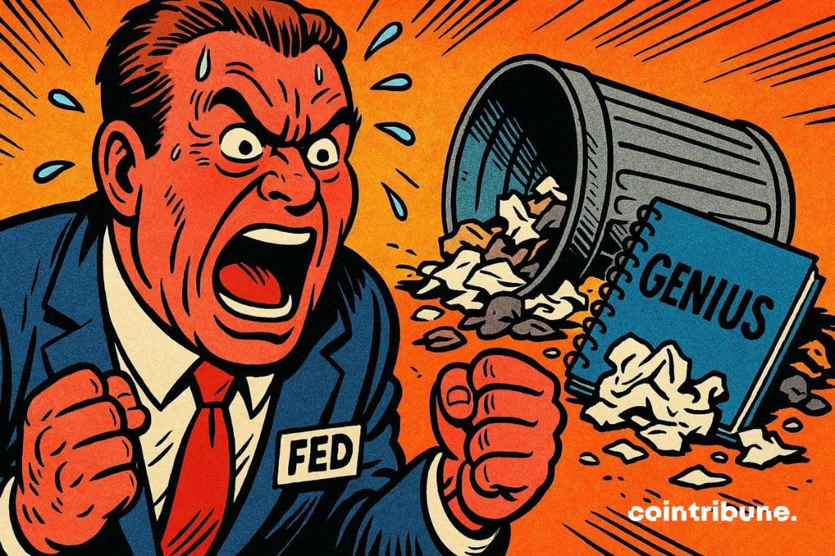 Un représentant de la FED en colère contre la loi Genius sur les stablecoins, qui se retrouve à la poubelle.