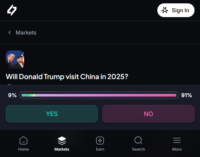 Trump Chances to Visit China