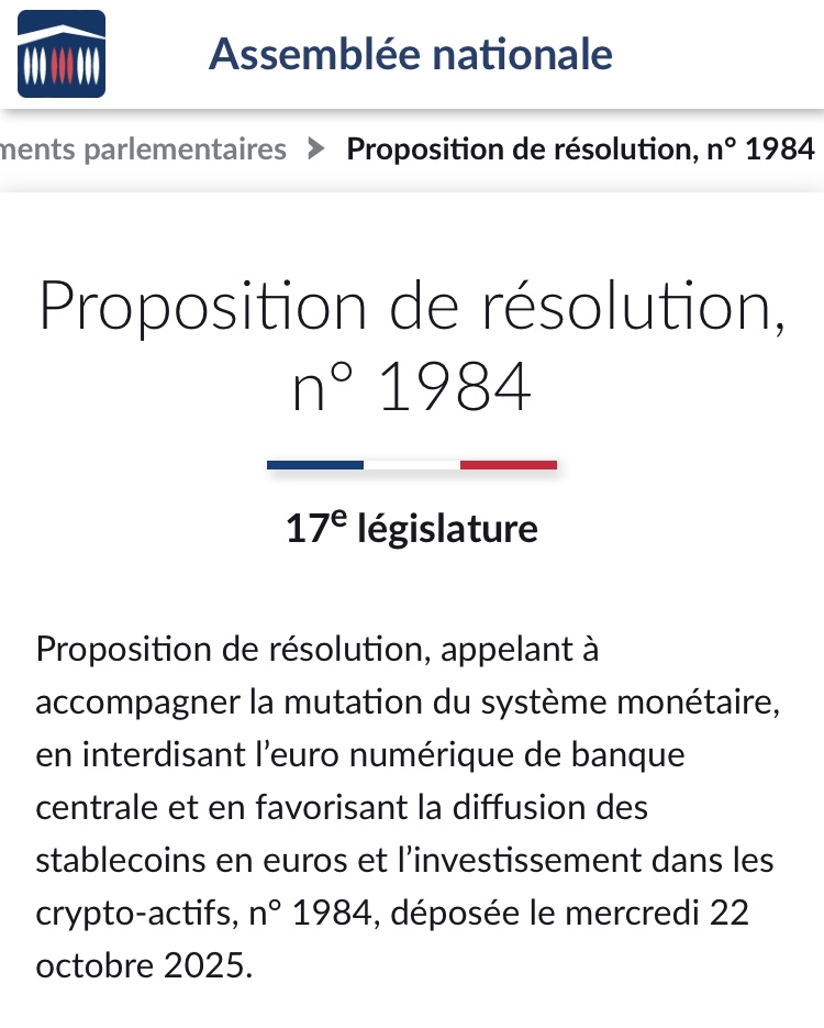 Éric Ciotti a même proposé une loi visant à interdire l’euro numérique, prônant à la place l’adoption du bitcoin comme monnaie alternative.