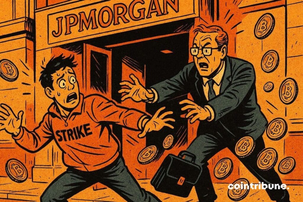 The CEO of Strike was ousted by a director of JPOMorgan bank because he is a crypto player?