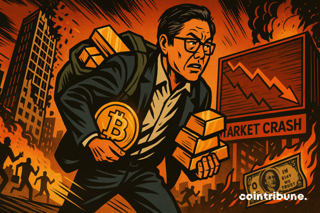 Robert Kiyosaki fuit un krach avec Bitcoin et lingots d’or.