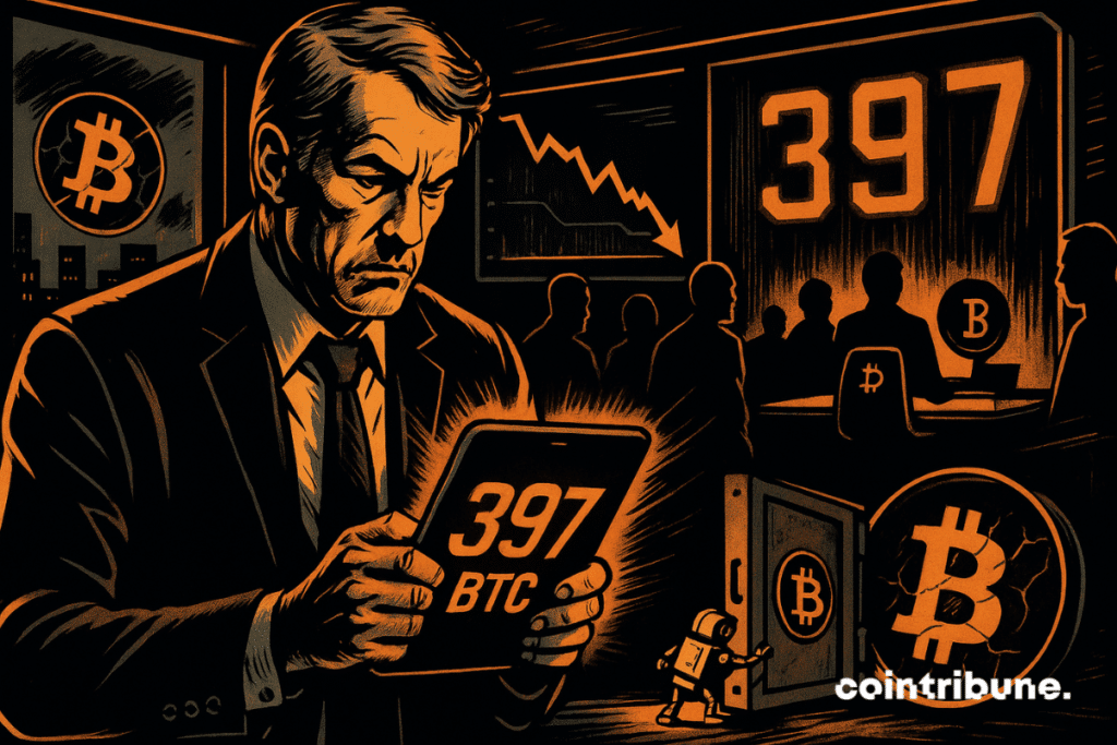 Saylor inquiet tient 397 BTC, chaos Bitcoin en arrière-plan
