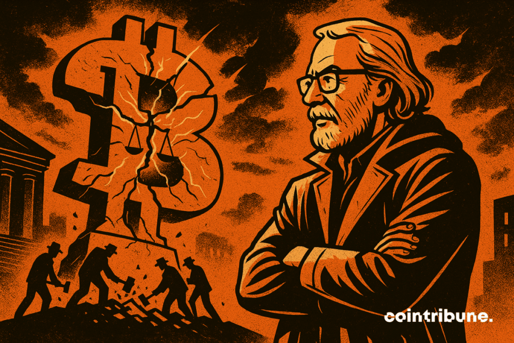 Nick Szabo observe, impassible, le Bitcoin fissuré par la justice