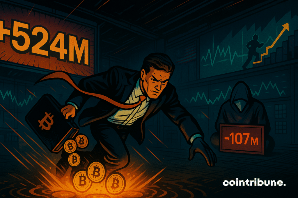 ETF: a trader dives into a whirlwind of blazing bitcoins