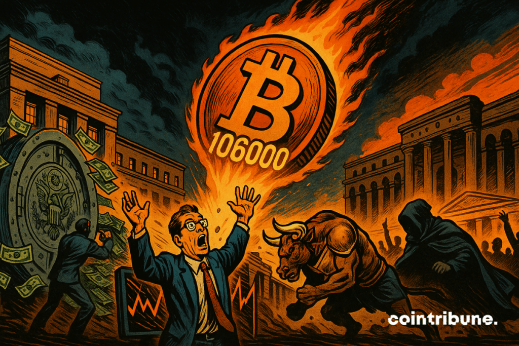 Bitcoin enflammé surgit, déclenchant panique, combat et euphorie financière