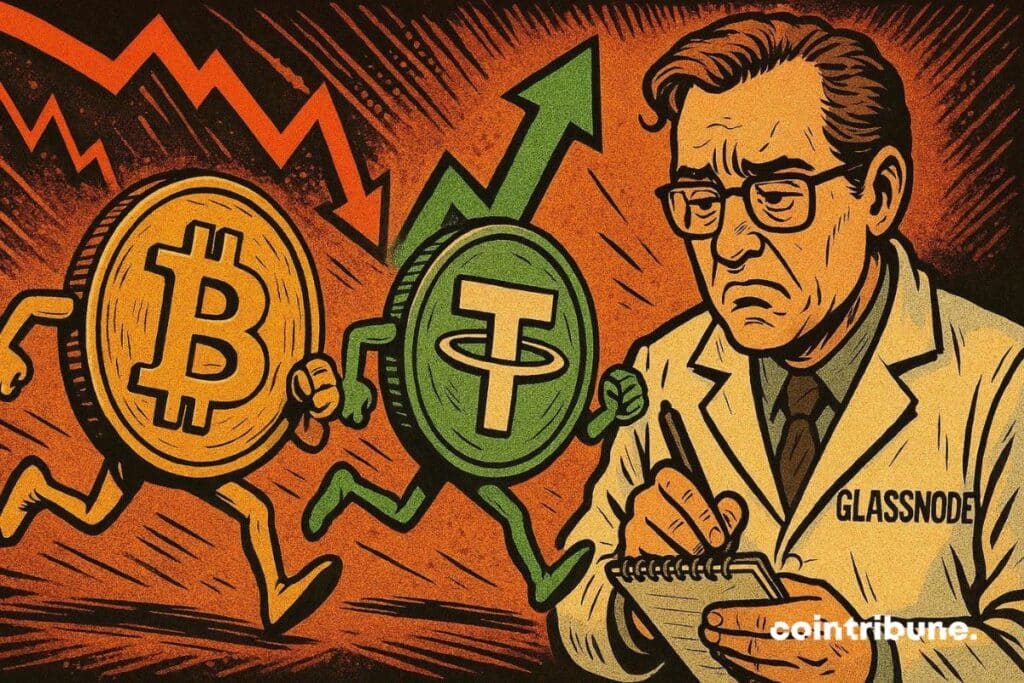 Un scientifique de Glassnode qui étudie la corrélation négative entre le bitcoin et l’ISDT.