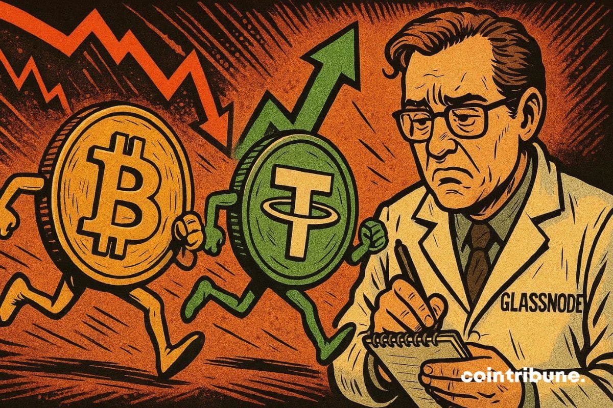 Un scientifique de Glassnode qui étudie la corrélation négative entre le bitcoin et l’ISDT.