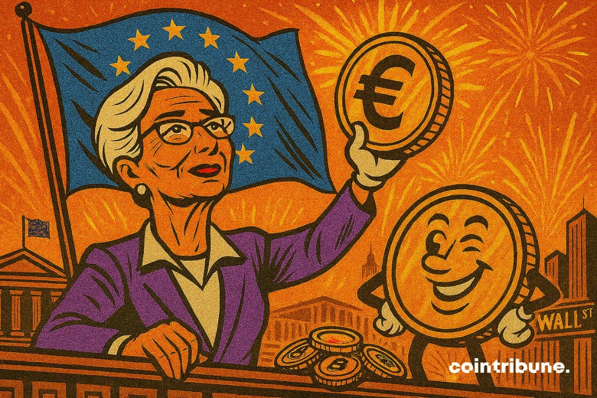 Christine Lagarde, the president of the ECB, who is brandishing the digital euro as a sign of economic sovereignty for Europe.