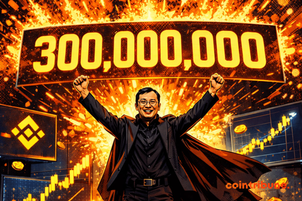 Binance franchit le cap des 300M d’utilisateurs.