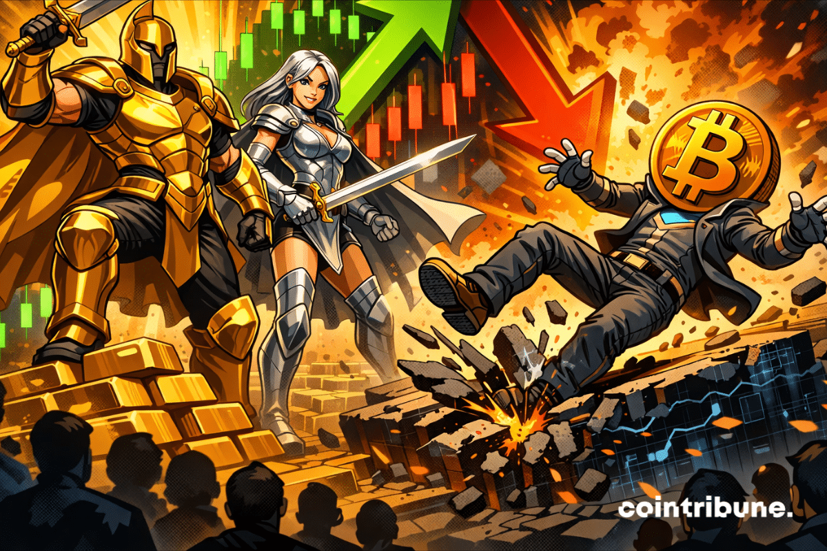 Gold and Silver Surge in 2025 as Bitcoin Stumbles After Record High