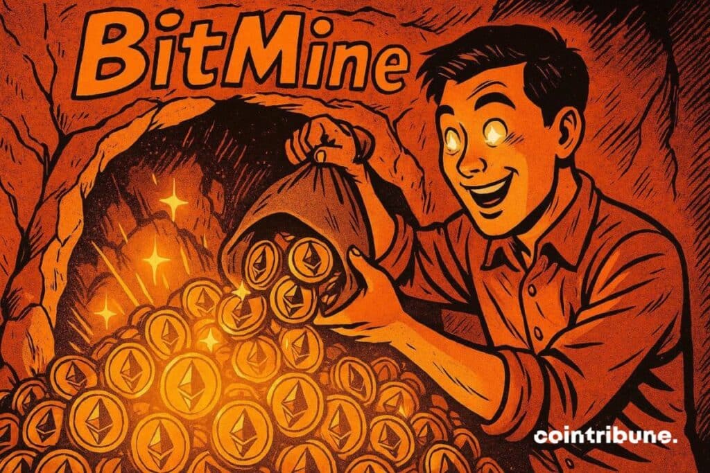 Tom Lee, président de BitMine, qui ajoute des pièces d’Ethereum à son trésor crypto.