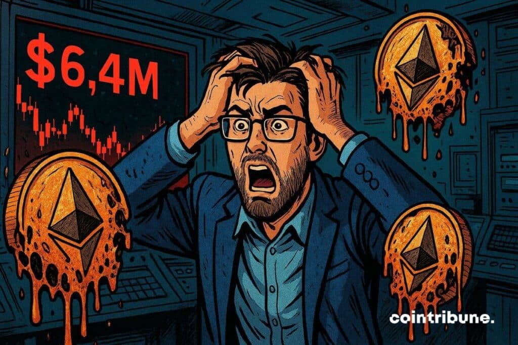 Un inversor en cripto sorprendido por la caída del apalancamiento de 6,4 millones de dólares en Ethereum.