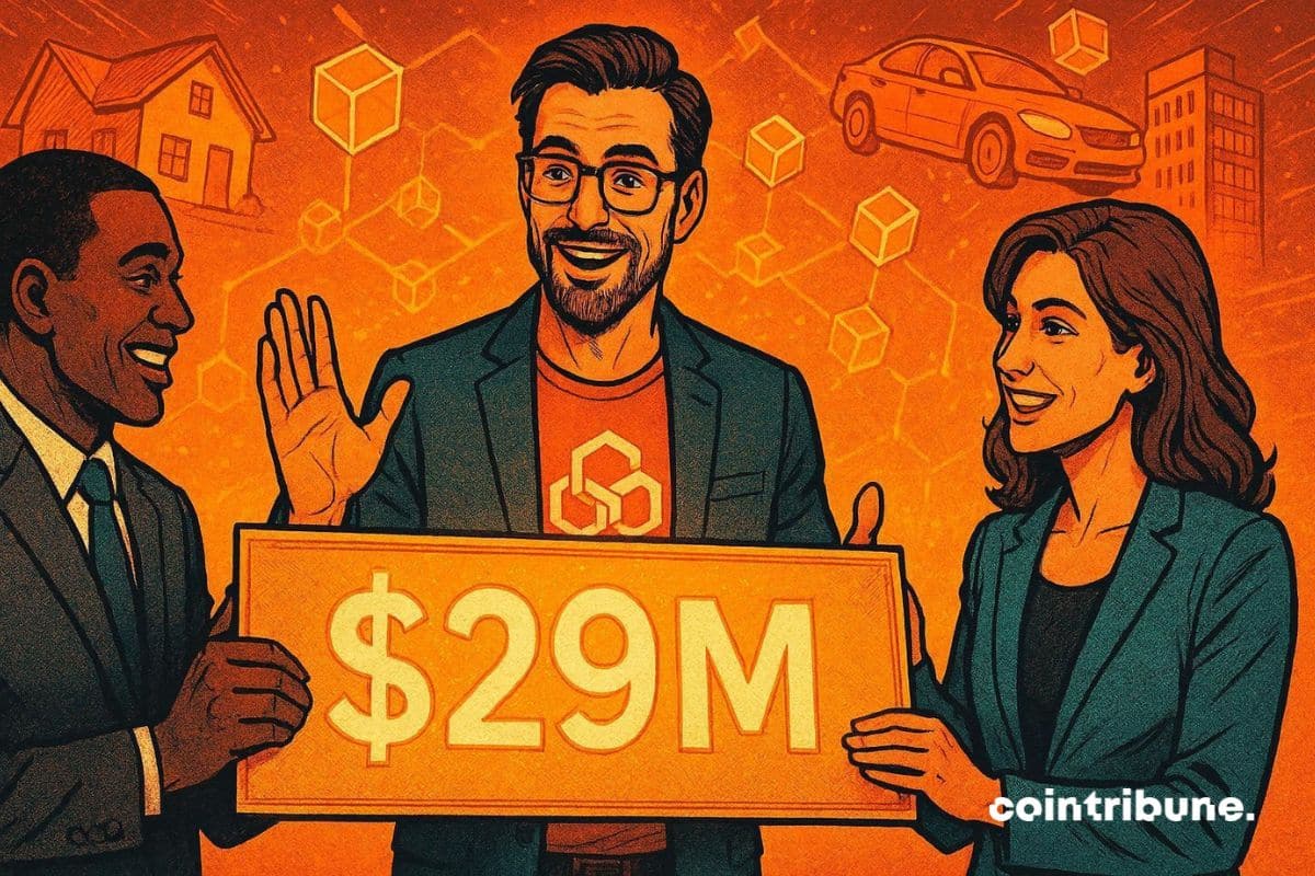 Real Finance qui reçoit 29 millions de dollars pour révolutionner les RWA.