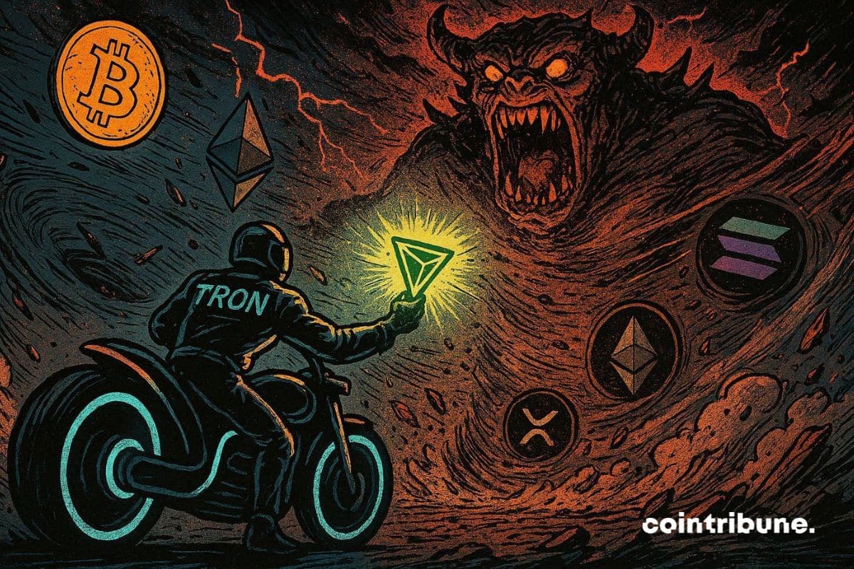 TRON résiste à la tendance baissière du marché crypto